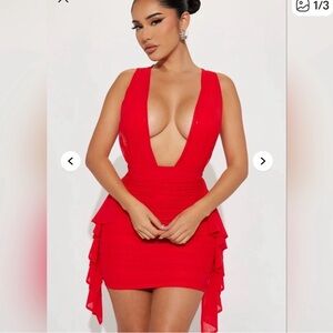 Fashion Nova Red Dress